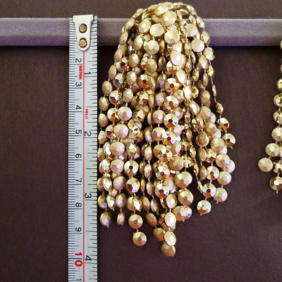 Long Goldtone Earrings - Picture 4 of 5